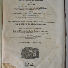 MEMORIAL ENCYCLOPEDIQUE ET PROGRESSIF DES CONNAISANCES HUMAINES, sous la direction de M.C. BAILLY de MERLIEUX , TOME SEPTIEME , 1837