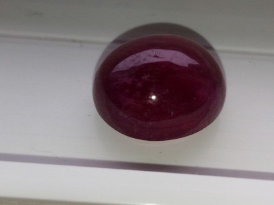 Rubin natural caboson 22 ct foto