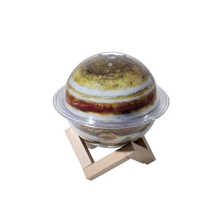 Umidificator Aromaterapie, tip Lampa de Veghe, design Saturn 3D, usb