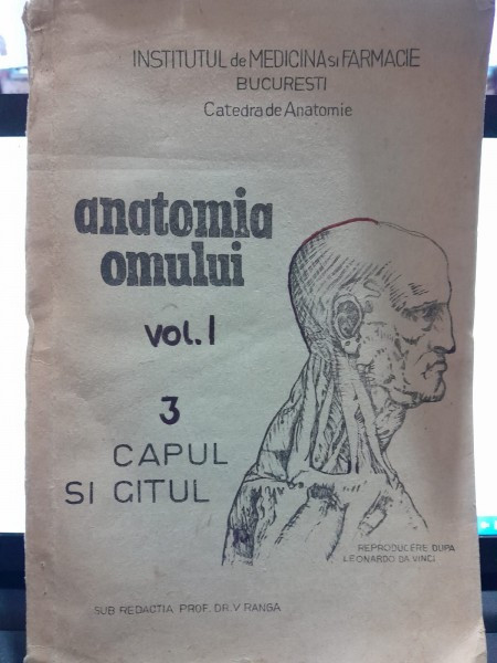 V. Ranga Anatomia Omului Vol I Capul si gatul