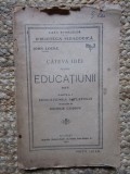 CATEVA IDEI ASUPRA EDUCATIUNII. PARTEA 1: EDUCATIUNEA SUFLETULUI-JOHN LOOKE