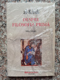 Despre Filosofia Prima - Al-Kindi, Polirom, Romana, Filosofie, Sigilata