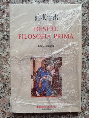 Despre Filosofia Prima (sigilata) - Al-kindi , B945 foto
