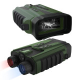 Cumpara ieftin Binoclu Digital Profesional cu Night Vision de Vanatoare, Ecran LCD, Acumulator, Vedere in noapte 300m, Verde, 42, 8 ori, StartONTeam