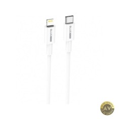 Cablu Date si Incarcare USB-C - Lightning BLUE Power BBX36 18W 1m Alb