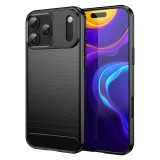 Husa iPhone 17 Pro Asteroid GSM Carbon Silicone, negru