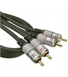 Cablu RCA mufa tata x2 din ambele parti 1.8m negru PROLINK TCV4270-1.8