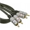 Cablu RCA mufa tata x2 din ambele parti 1.8m negru PROLINK TCV4270-1.8