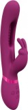 Vibrator Mika Triple G-Rabbit, Silicon, USB, Roz, 23.2 cm