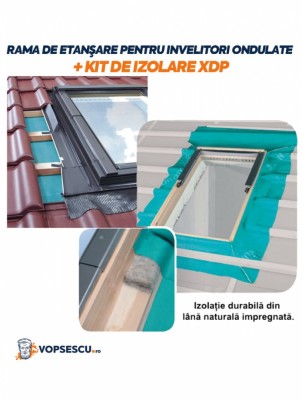 Kit rama de etansare pentru invelitori ondulate EVZ-A + Kit de izolare XDP foto