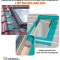 Kit rama de etansare pentru invelitori ondulate EVZ-A + Kit de izolare XDP