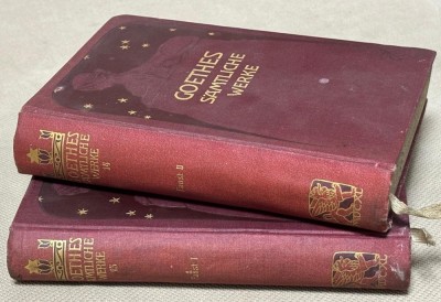 Faust 1-2 de Goethe, limba germana, an 1940 foto