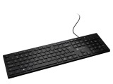 Tastatură USB NATEC HERRING NKL-2341 neagră, slim, layout US, cu cablu
