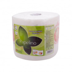 Rola Prosoape de Bucatarie Papelino Finesse, 2 Straturi, 360 Foi, 27x22 cm, 600 g, 100% Celuloza, Albe, Imprimate, Rola Prosoape de Hartie 2 Straturi,