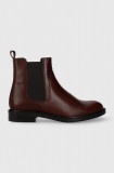 Vagabond Shoemakers ghete chelsea de piele AMINA femei, culoarea rosu, cu toc plat, 5603.001.27