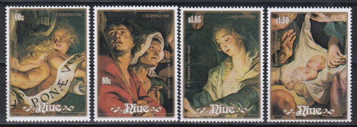 Niue 1988 - Picturi ale lui Peter Paul Rubens, MNH