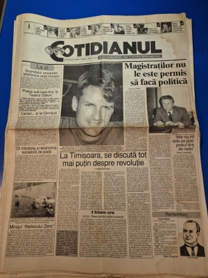 ziarul cotidianul 15 decembrie 1992 - articol nichita stanescu foto