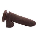 Dildo Clasic Cu Ventuza The Glad Eye, Brun, 15 cm, Chisa Novelties