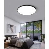 Plafoniera LED Moderna, VisionHub&reg;, Clasa Enegetica A, Ultra subtire 2cm, Aplica pentru interior, in forma rotunda, tri-proof, 38W, 3 Temperaturi de l