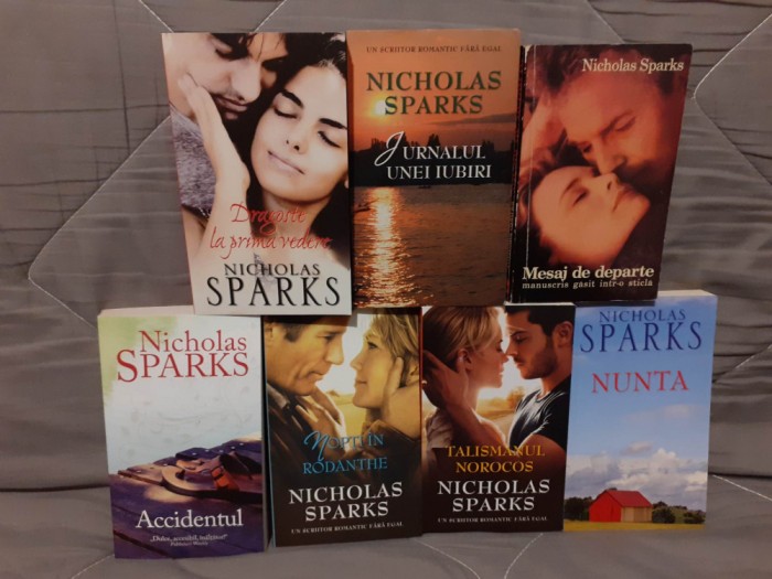 NICHOLAS SPARKS ROMANE DRAGOSTE (7 VOL)