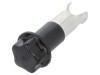 Conector Clemă Siguranțe Cilindrice SCHURTER 10A, THT, 250V AC, IP40, Negru, Suportă 5x20mm &amp; 6.3x32mm, Termoplast