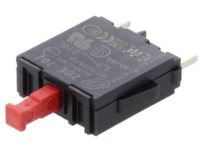 Element de contact 22mm, PCB, NC