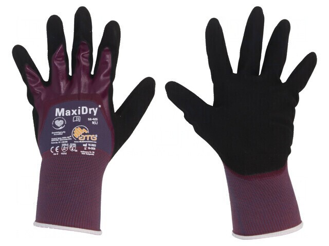 Mănuşi de protecţie MaxiDry&reg; Dimensiune 9