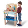Banc de Lucru din Lemn, Wood n Play, 50 Piese, Multicolor, Dimensiuni 40x24.5x64.5 cm, Oem