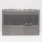 Carcasa superioara cu tastatura palmrest Laptop, Lenovo, ThinkBook 16p G2 ACH Type 20YM, 5CB1D04552, AM2KZ000700, Mineral Grey, layout UK