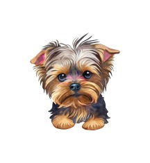 Sticker decorativ Catelus, Maro, 60 cm, 5452ST foto