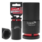 Cheie tubulara de impact in 6 puncte 3 / 4&quot;, 27 mm, Cr-Mo, Tvardy T00213-27