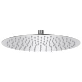 vidaXL Cap de duș tip ploaie rotund, 30 cm, oțel inoxidabil 304