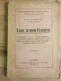 H. Studii Istorico-Filozofice 1925