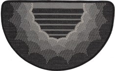 Covoras Intrare Antiderapant Flex 19162 - 50x80, Gri, Negru foto
