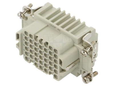 Conector HDC inserturi contact mamă CDD PIN 42 PE 10A foto
