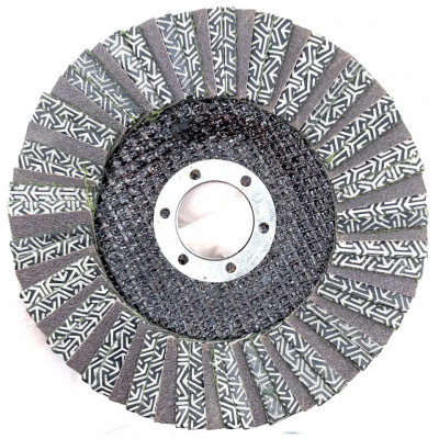 Disc lamelar pt. slefuit granit, gresie, portelan, sticla, #60 &amp;Oslash;115mm - DXDY.FLAP60.115 foto
