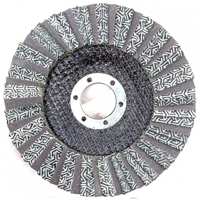 Disc lamelar pt. slefuit granit, gresie, portelan, sticla, #60 &Oslash;115mm - DXDY.FLAP60.115