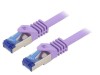 Patch cord S/FTP Cat6a LSZH Violet 0.25m, Logilink