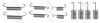 Set accesorii, saboti frana parcare VW CRAFTER 30-35 bus (2E) (2006 - 2016) TRW SFK416