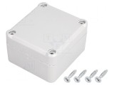 Carcasă universală polistiren gri IP65 57mm x 63mm x 37mm