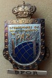 QW9 N 27 - insigna - militar - misiune NATO in Europa - SFOR