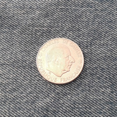 1 Franc 1988 Franta Charles de Gaulle foto