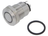 Comutator Anti-Vandalism ONPOW 2 Poziții SPST 2A 36V IP65 ON/OFF - Model ONPOW6312F-10ZE/J/B/12V/S