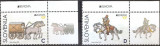 SLOVENIA 2020 EUROPA CEPT Serie 2 timbre cu viniete MNH**, Nestampilat