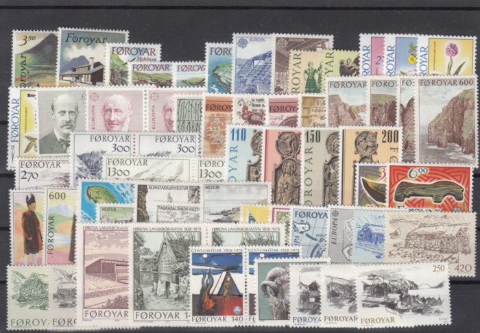 C5515 - Faroe - lot timbre nestampilate MNH