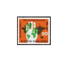 Germania 1956 - Expoziția Internațională de Poliție, neuzata