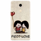 Husa silicon pentru Xiaomi Remdi Note 3, First Love Great Lock Screen