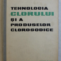 TEHNOLOGIA CLORULUI SI A PRODUSELOR CLOROSODICE - MANUAL PENTRU SCOLILE TEHNICE DE MAISTRI , 1961