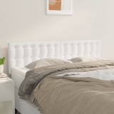 Cumpara ieftin Tăblii de pat, 2 buc., alb, 72x5x78/88 cm, piele ecologică