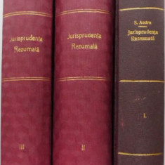 Jurisprudenta rezumata. Deciziuni pronuntate de Inalta Curte de Casatie si Justitie (3 volume) – Sever Andru